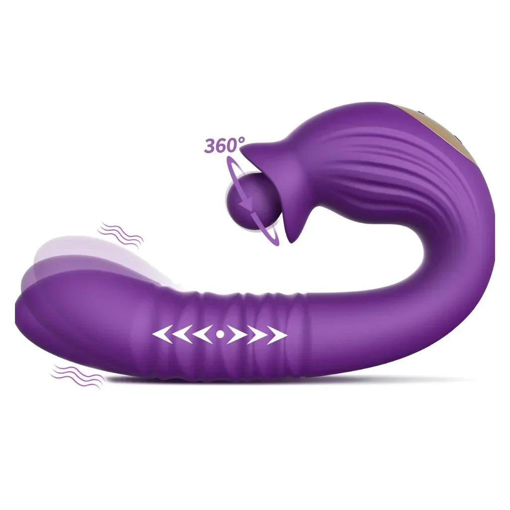 Alova Vibrator mit Doppelstimulation