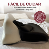 Removable, washable cover: take it off and wash according to the label