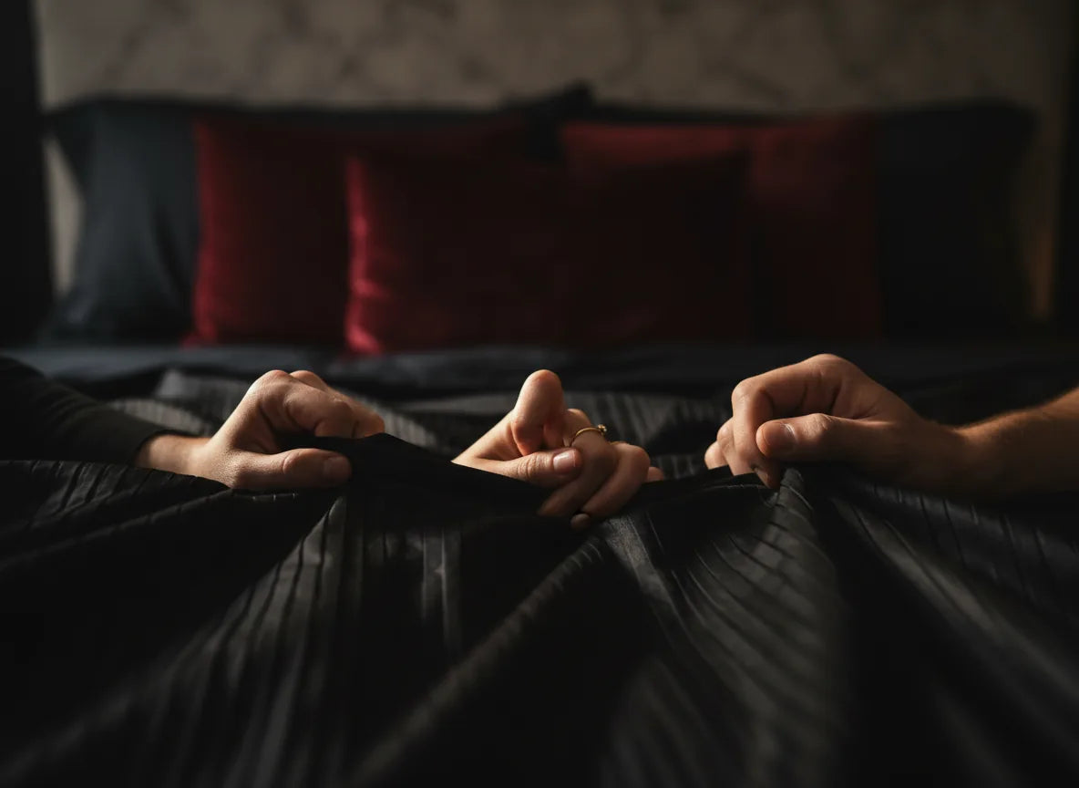 Alova pillow placed on the bed for its first use