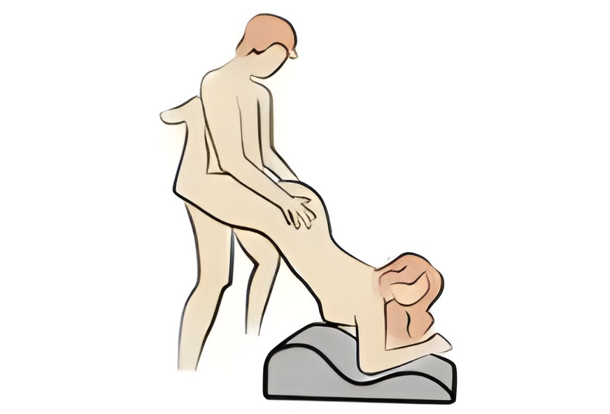 From-behind position with the Alova pillow
